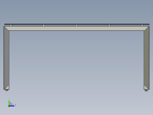 桌子、书桌左视缩略图