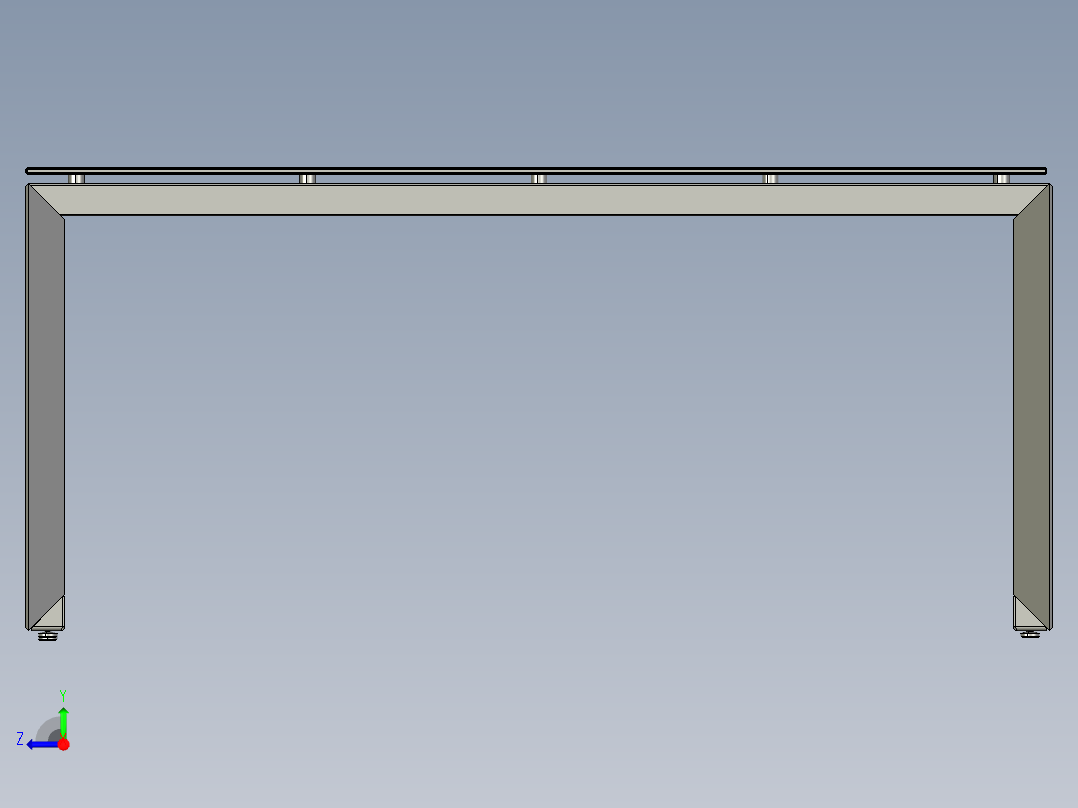 桌子、书桌右视图