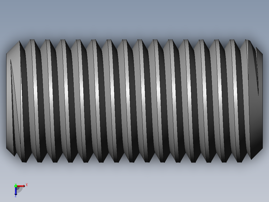 DIN 913-ISO 4026 固定螺钉-M24 L=50.SLDPRT俯视图