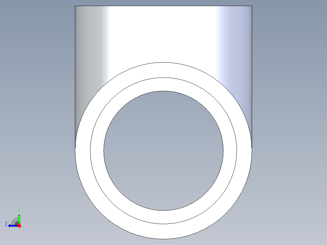 聚氯乙烯配件03-Sch80_Tee_SxSxFPT_802-020_2in右视图