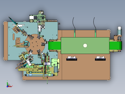 全自动六工位电子元件检测设备sw14可编辑前视缩略图