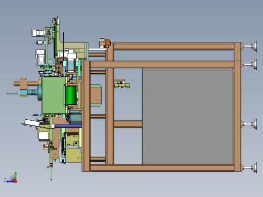 全自动六工位电子元件检测设备sw14可编辑右视缩略图