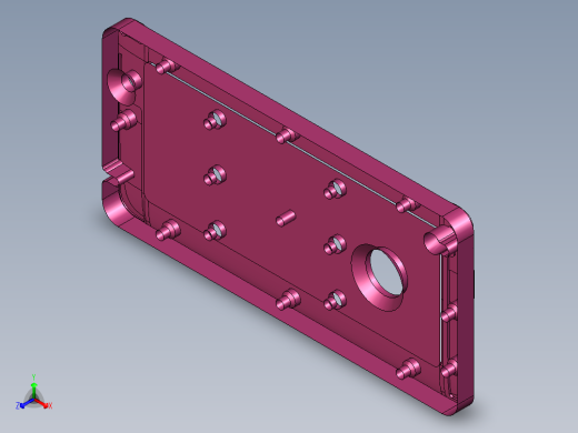 X3-CNC6笔记本CNC工装夹具三维模型-GAIBAN-0113