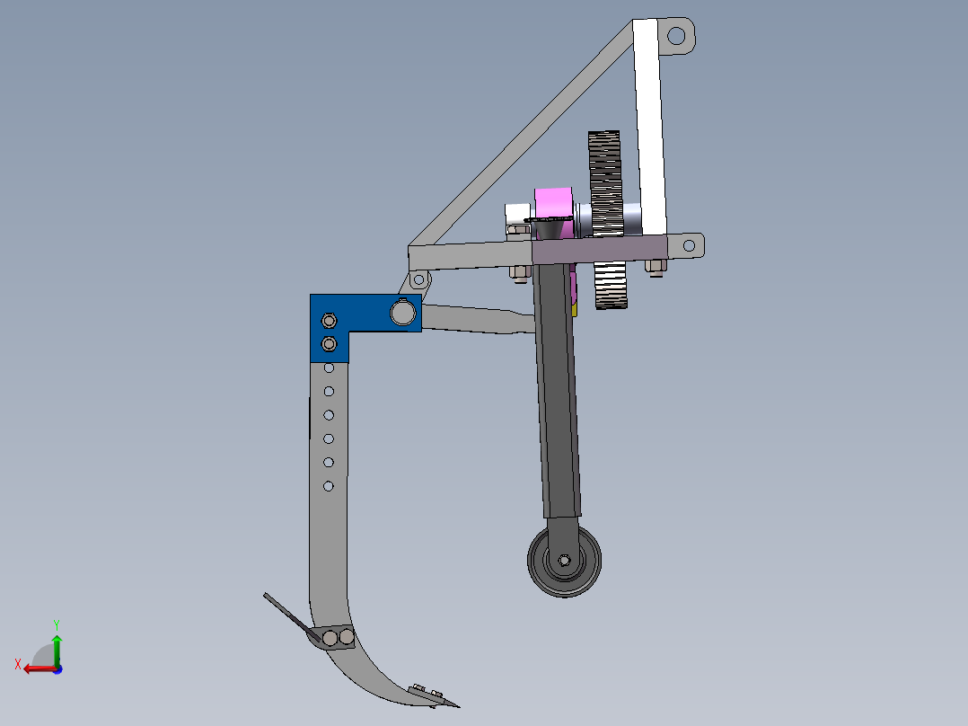 振动深松机sw17可编辑后视图