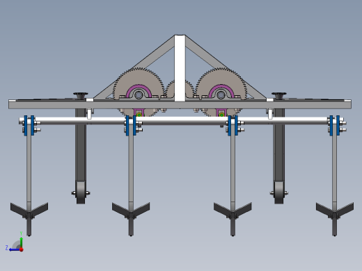 振动深松机sw17可编辑右视缩略图