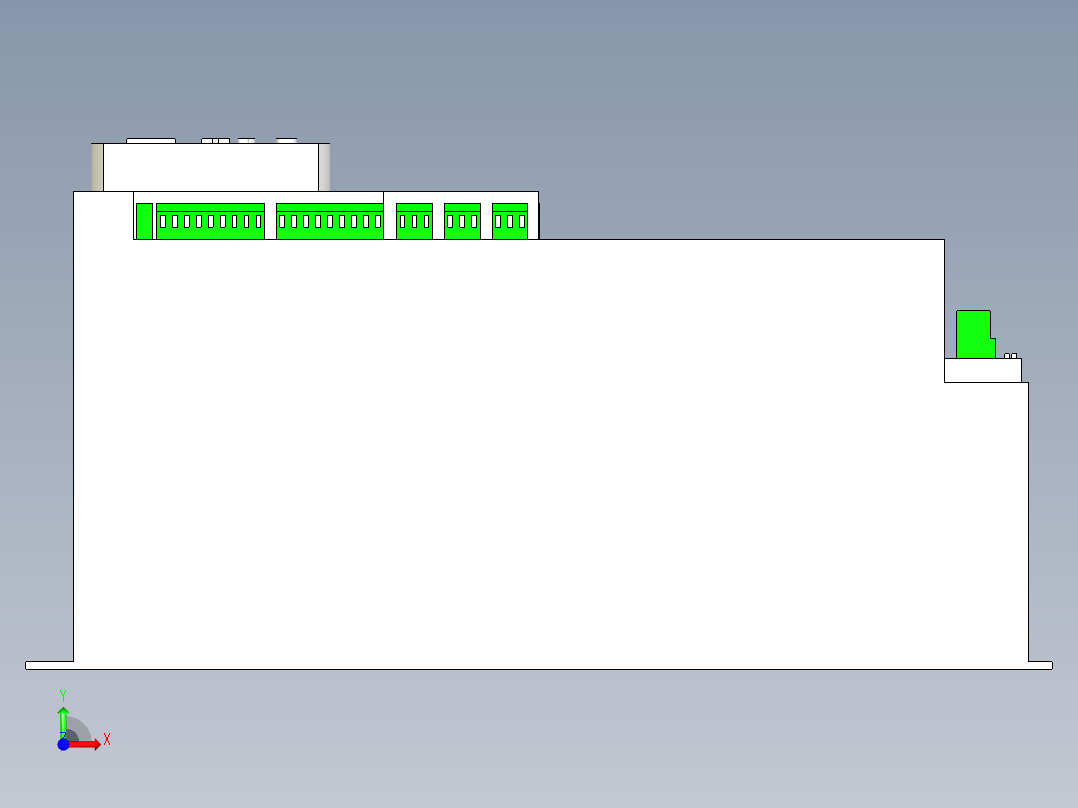 ABB ACS550-01-015A-4前视图