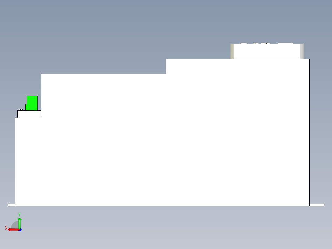 ABB ACS550-01-015A-4后视图