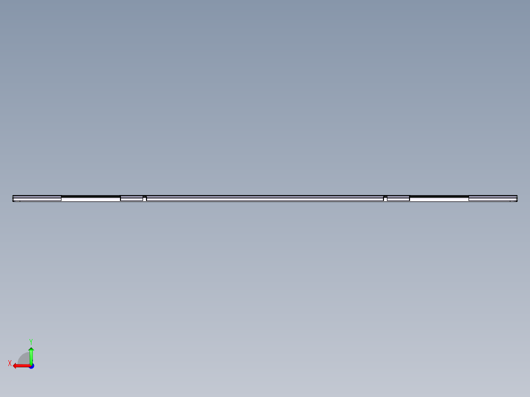 金属外壳铣内侧结构UG程序模型后视图