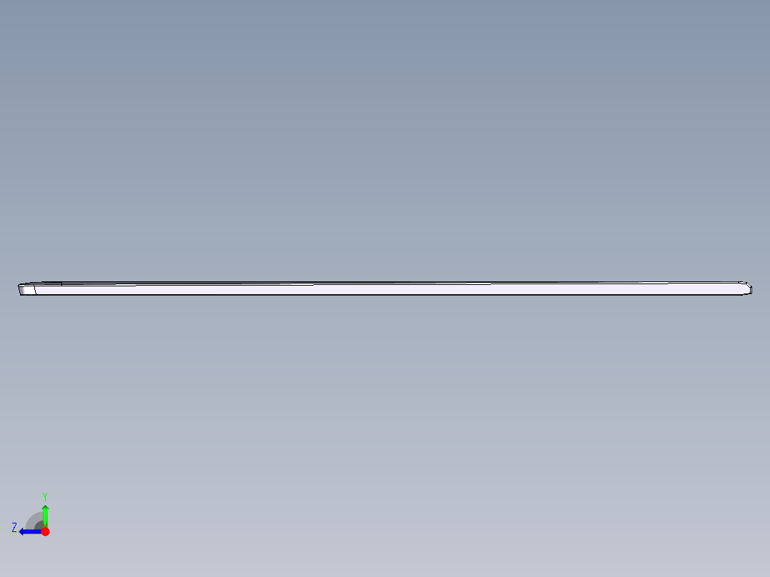 金属外壳铣内侧结构UG程序模型右视图