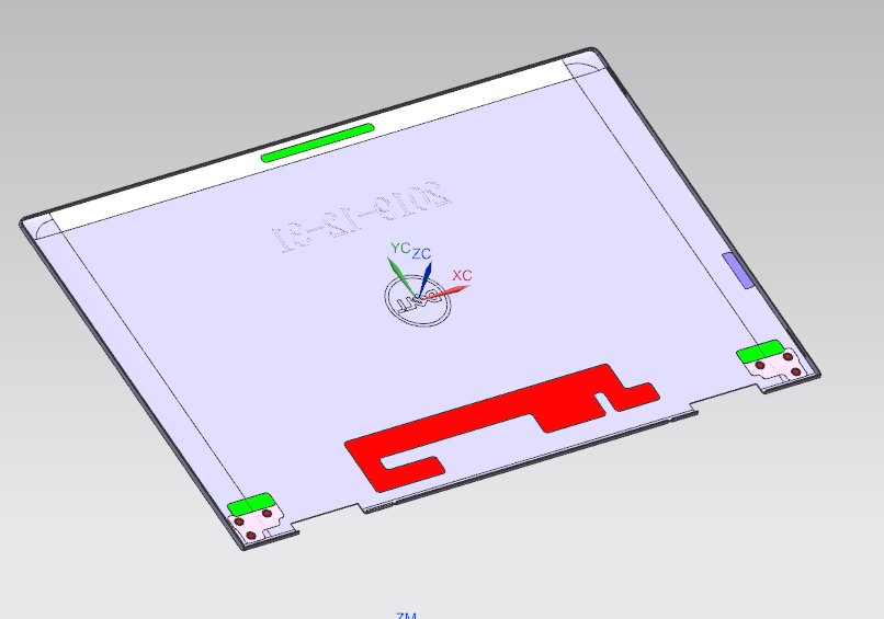 金属外壳铣内侧结构UG程序模型