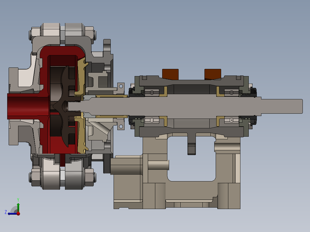 泵、水泵(52)右视图