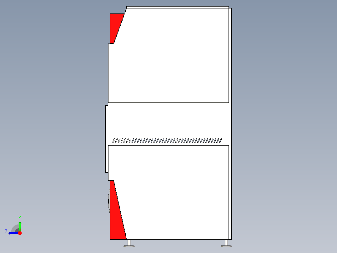 自动升降炉右视图