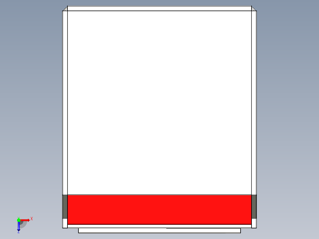 自动升降炉俯视图