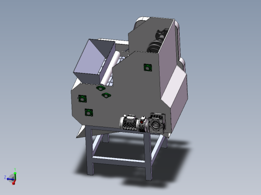 银杏果去壳机-果壳类去壳剥壳机【含三维SW模型+说明+CAD图纸】