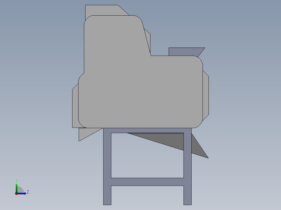 银杏果去壳机-果壳类去壳剥壳机【含三维SW模型+说明+CAD图纸】左视图