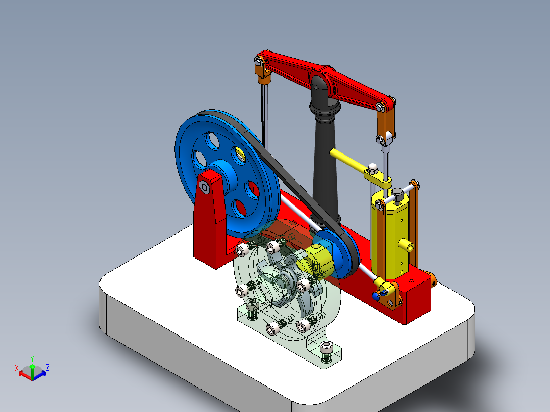 蒸汽机steam-engine-137832-模型格式为 sw