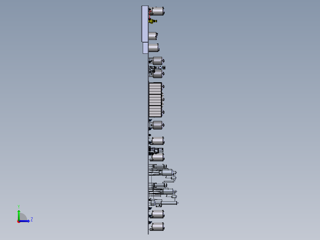 药业系统左视图