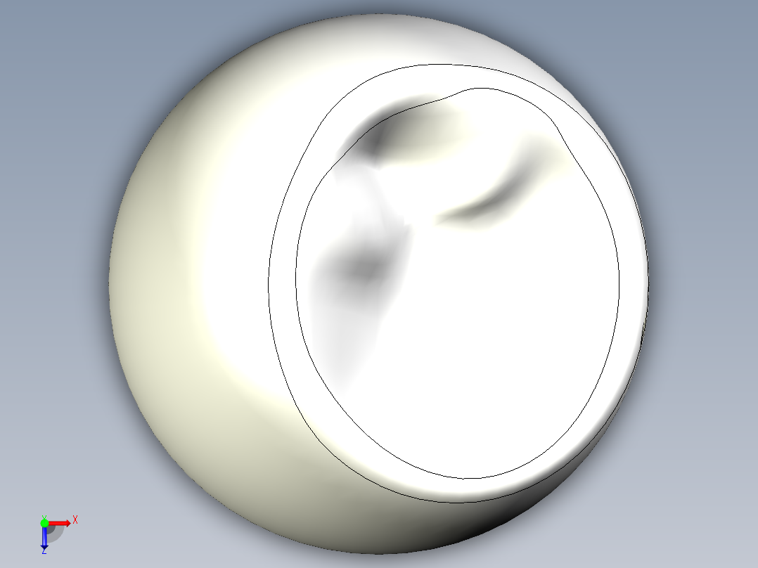 懒人沙发俯视图