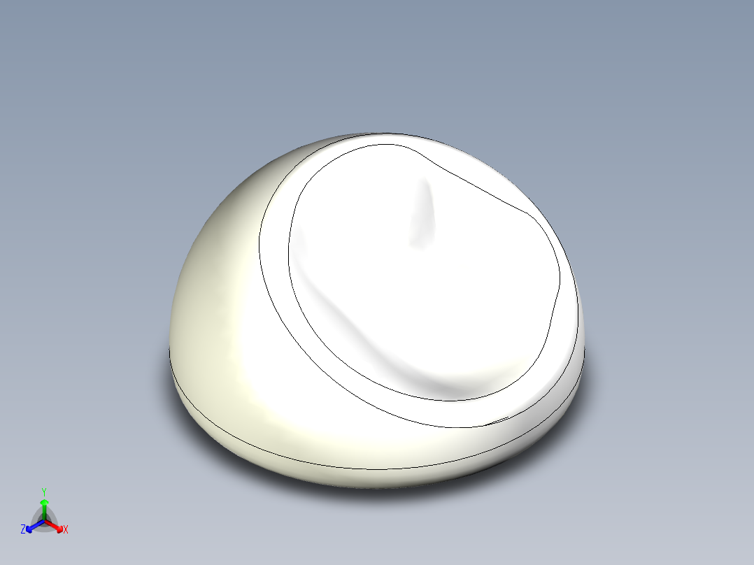 懒人沙发正等轴测图