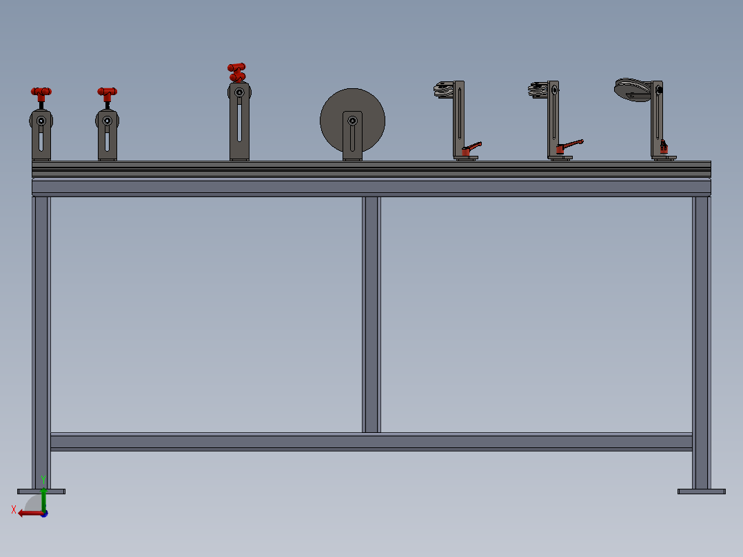 纸卷对齐夹具后视图