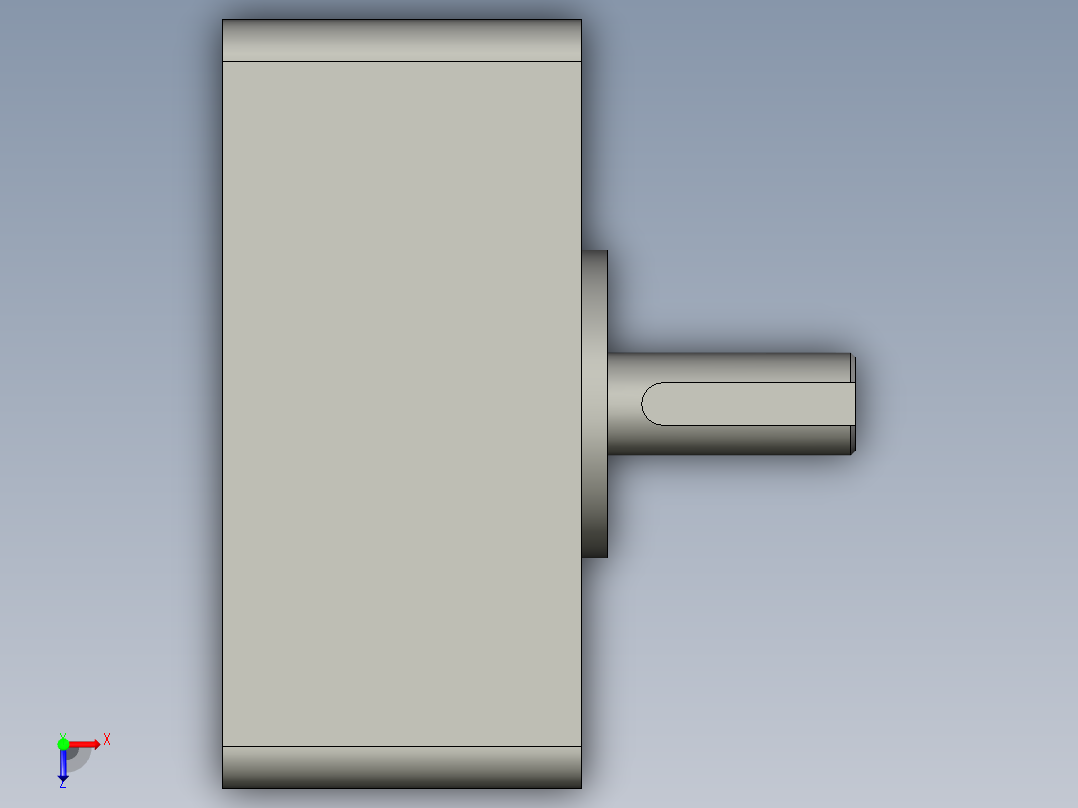 减速机5GN-125K俯视图