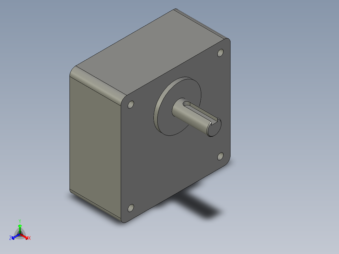 减速机5GN-125K正等轴测图