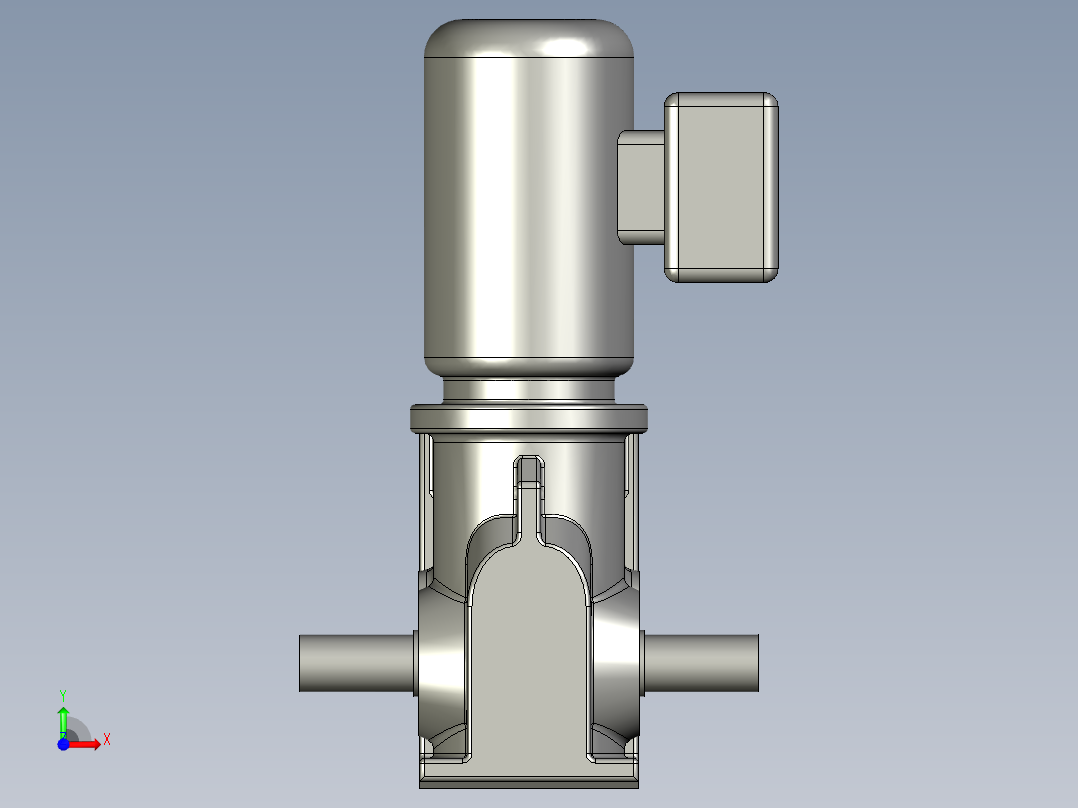 K87DV112M4三合一减速机前视图