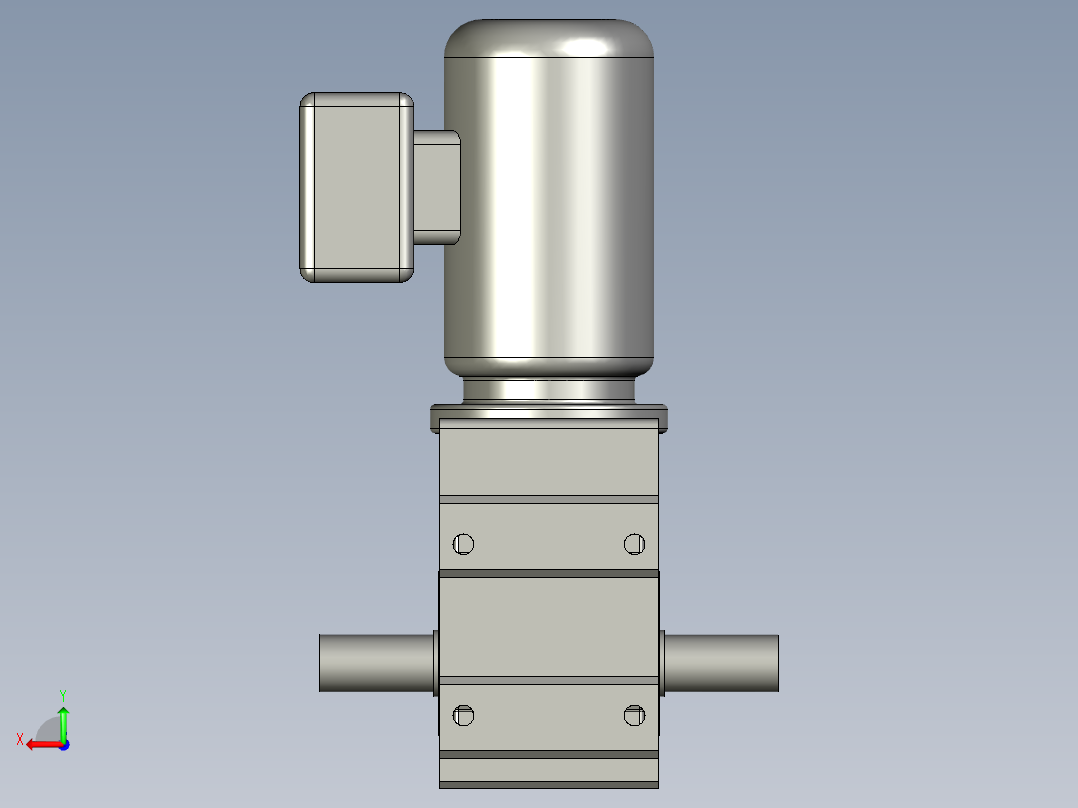 K87DV112M4三合一减速机后视图