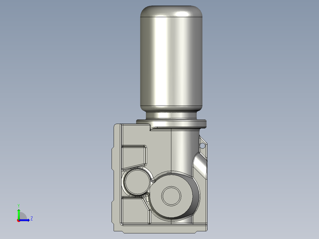 K87DV112M4三合一减速机左视图