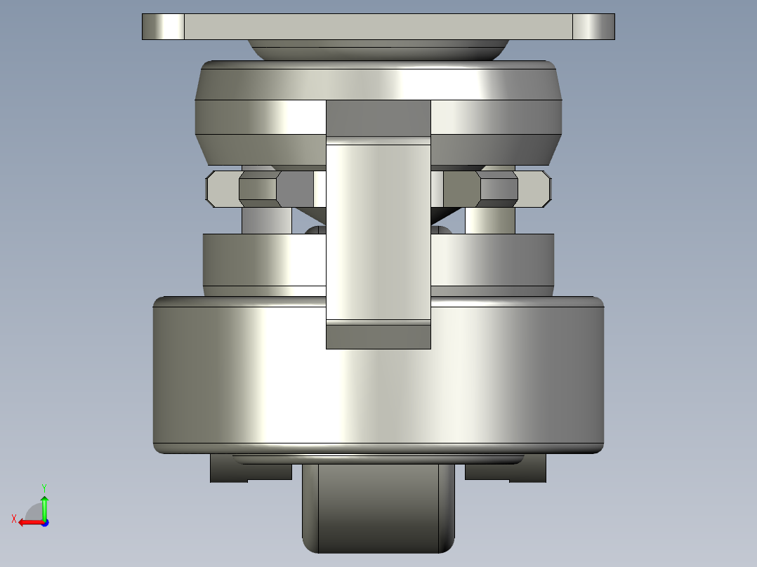福马脚轮-120F后视图
