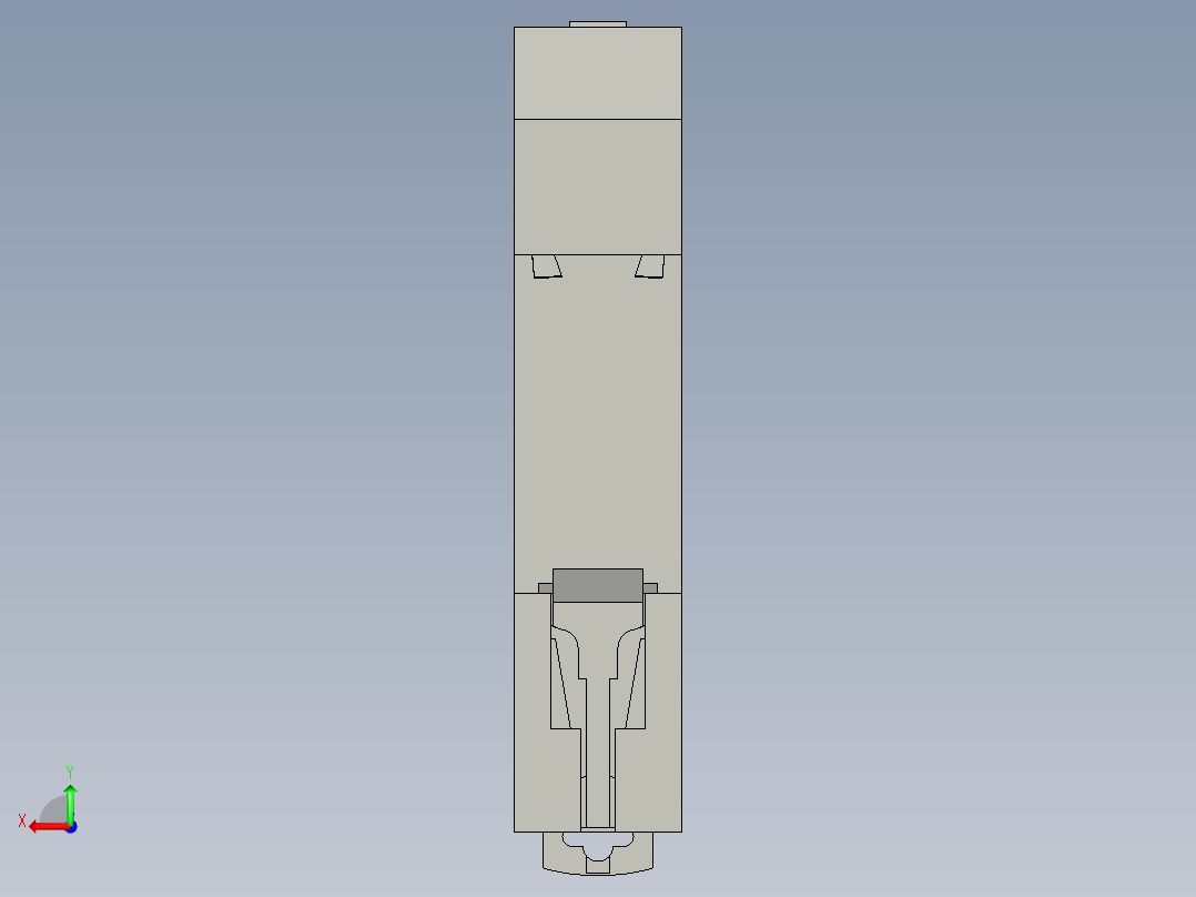 施耐德1P25A空气开关后视图