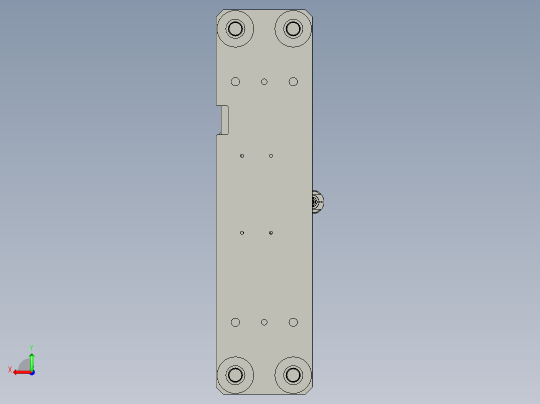 ZK03005压进油管及挡片组件后视图