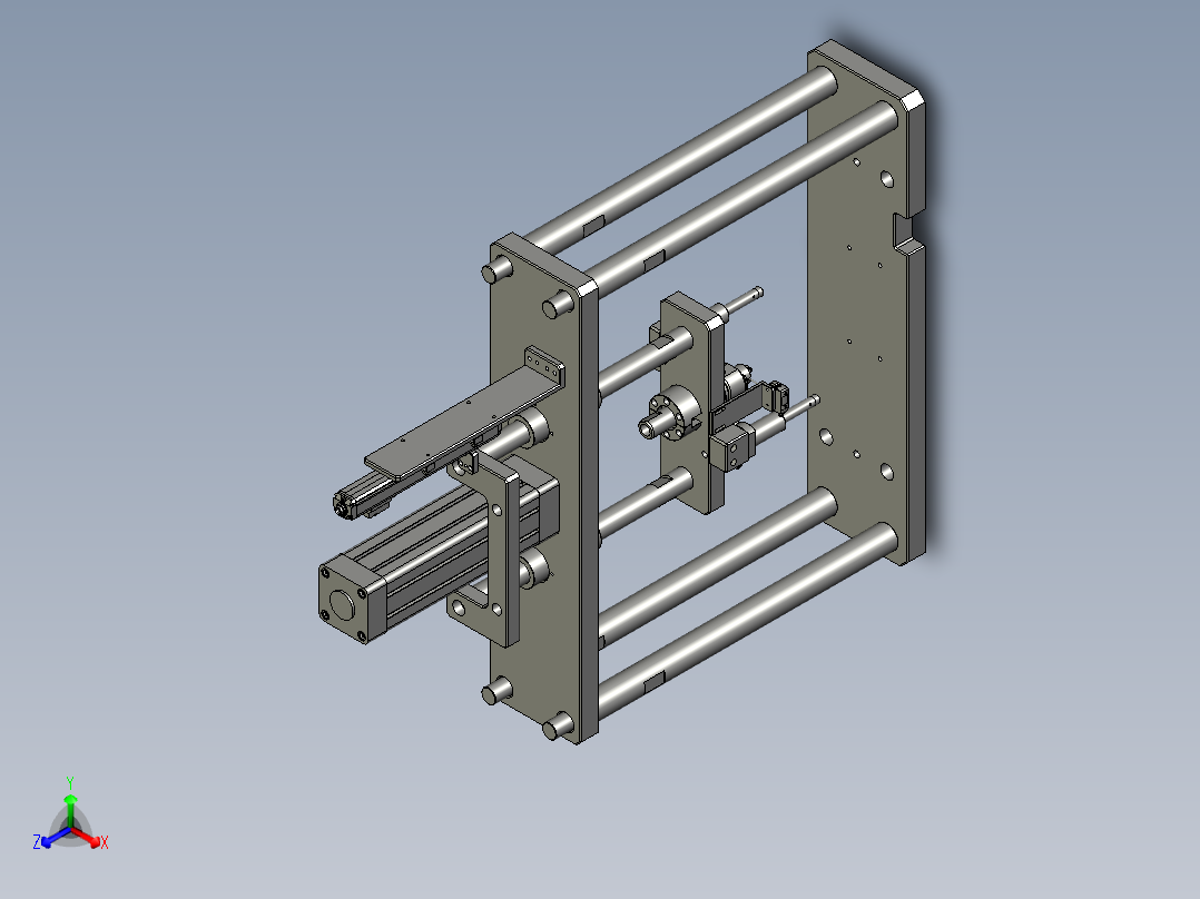 ZK03005压进油管及挡片组件正等轴测图