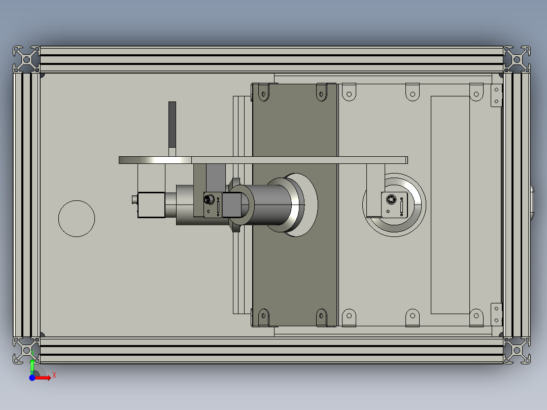 桌面小型数据采集台前视图