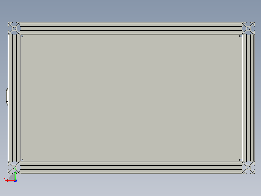 桌面小型数据采集台后视图