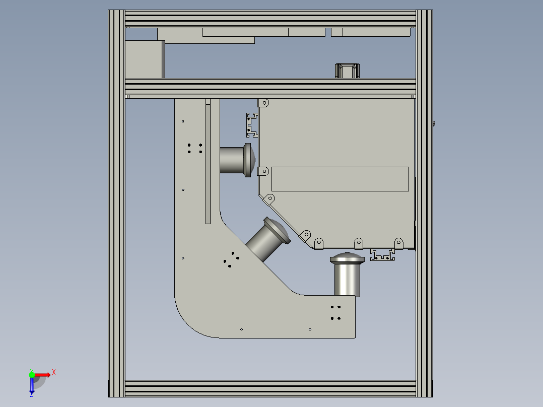 桌面小型数据采集台俯视图