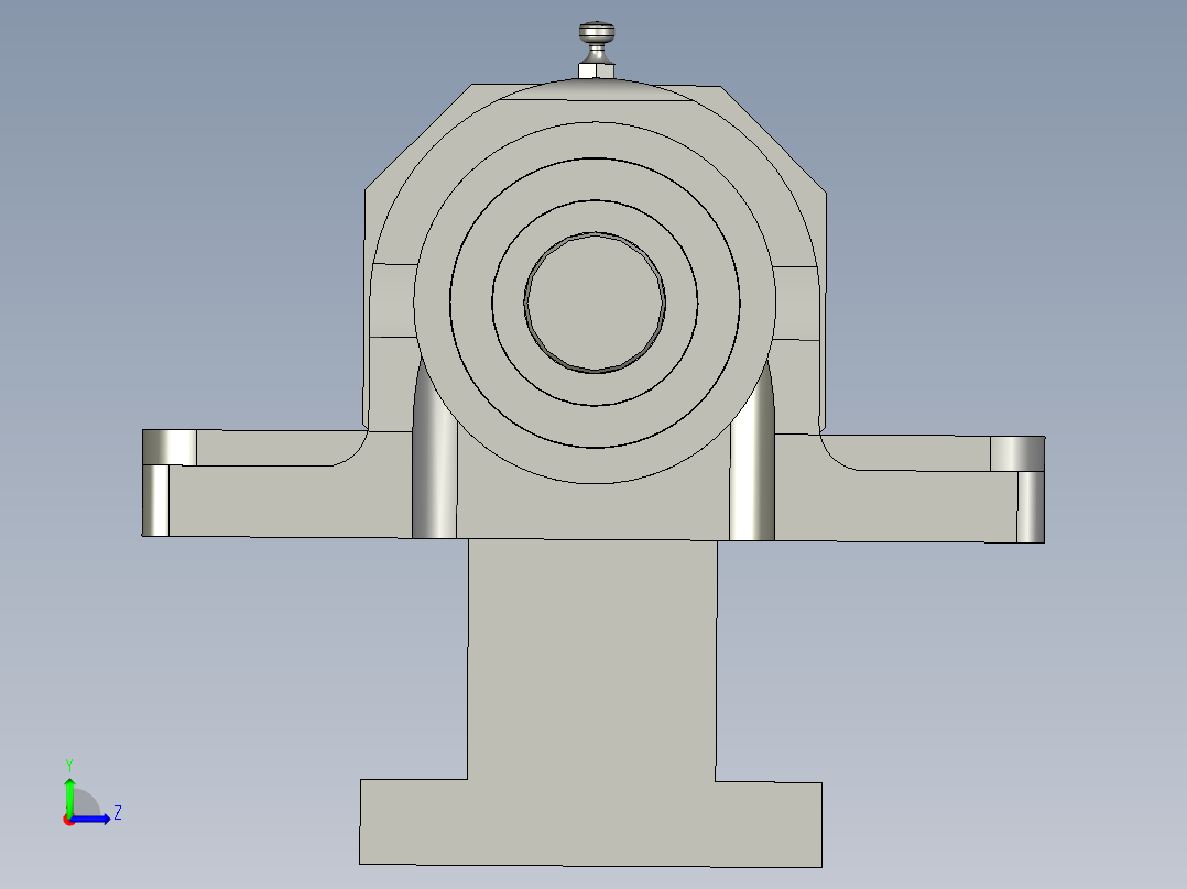 贴胶调节杆组件左视图