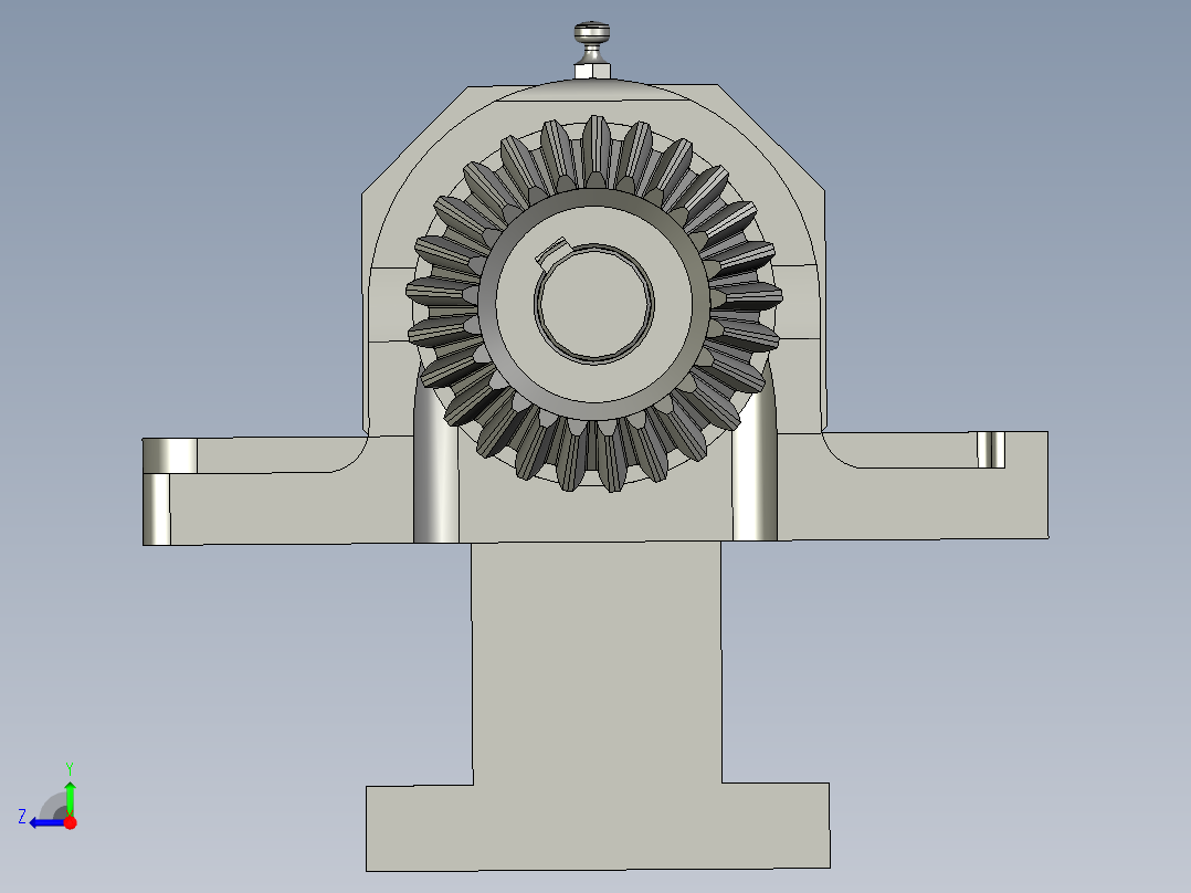 贴胶调节杆组件右视图