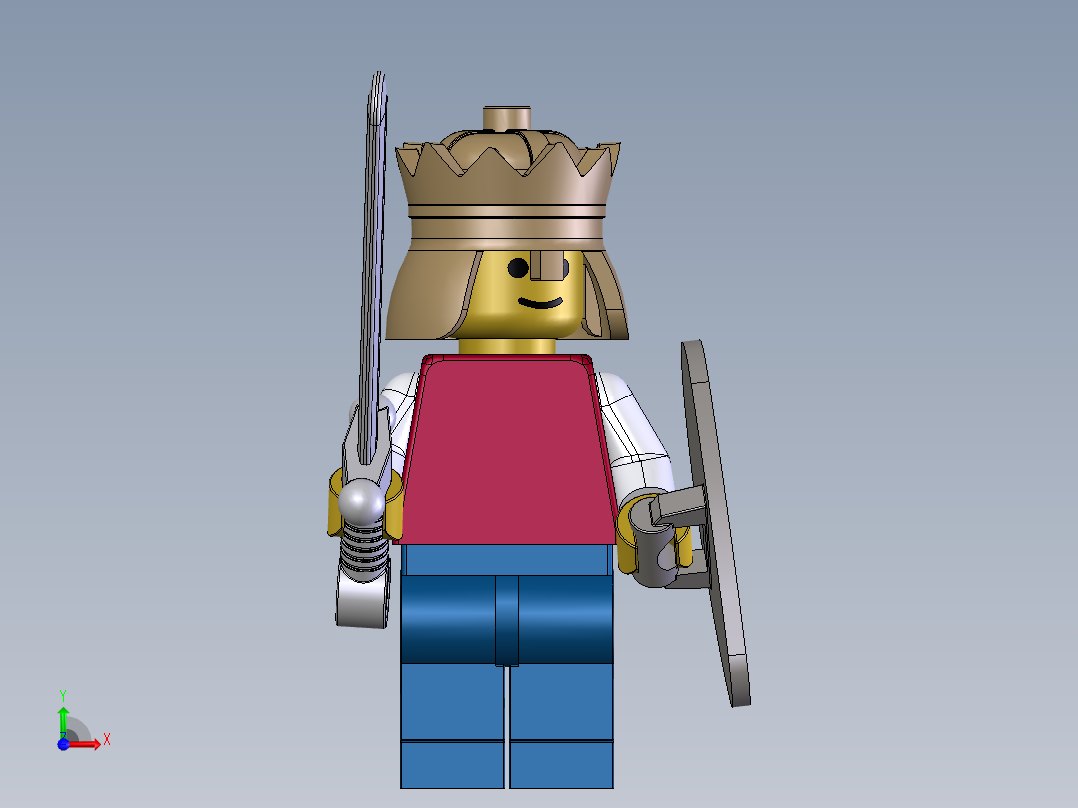 乐高迷你城堡主视图