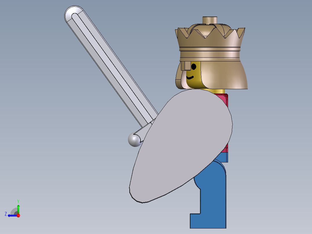 乐高迷你城堡右视图
