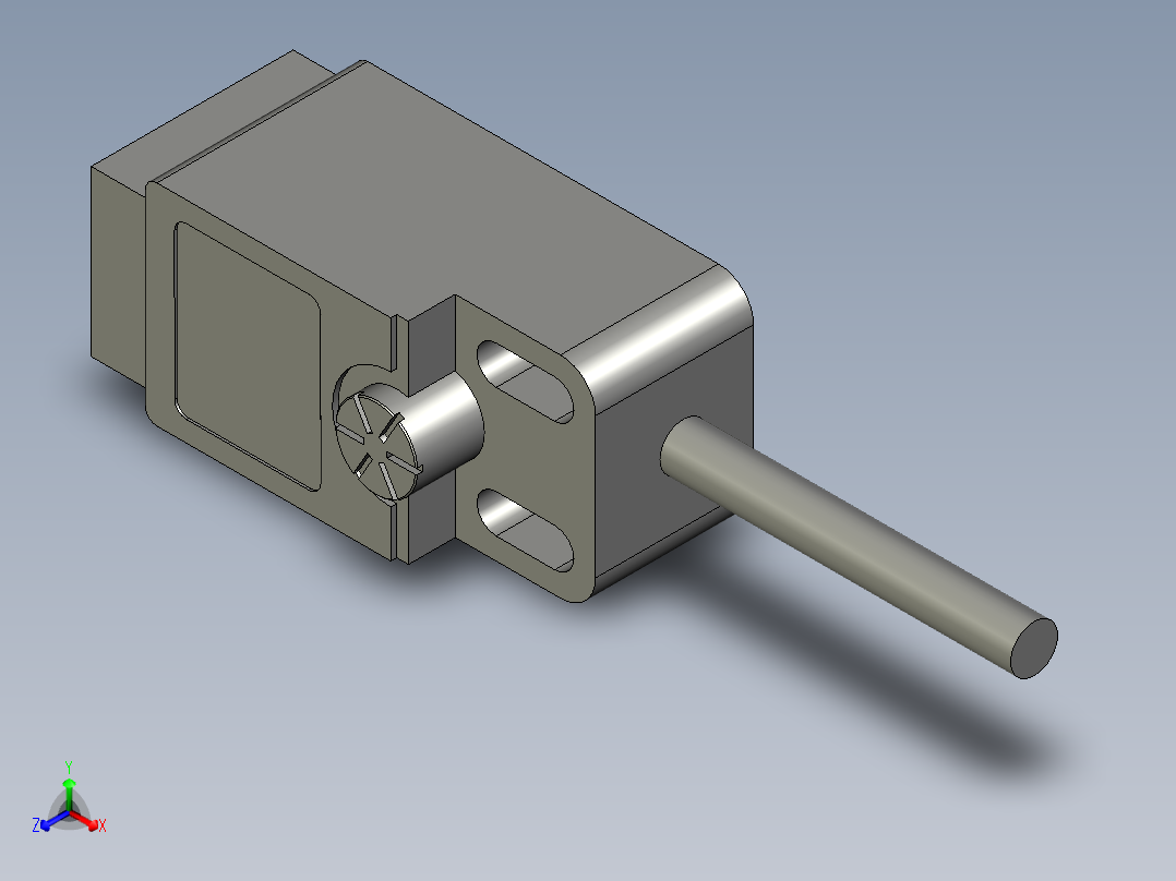 方型接近开关iTestQN06-N-KH正等轴测图