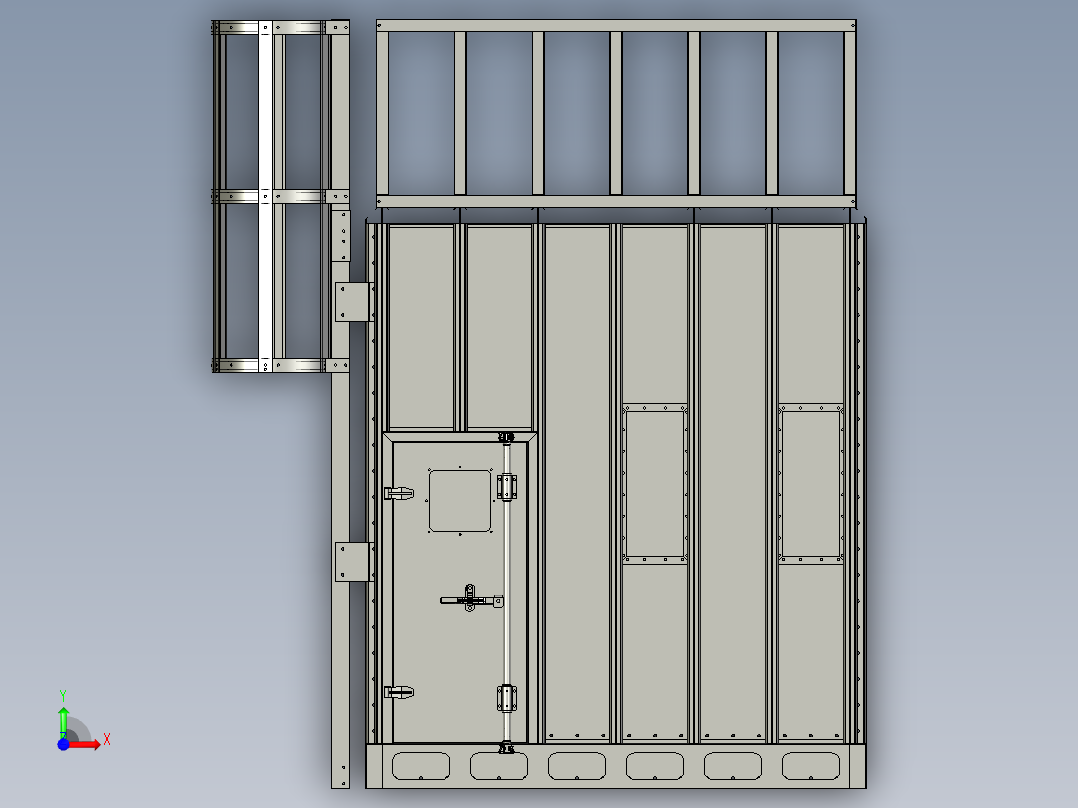 MGGB-料仓组件装配体前视图