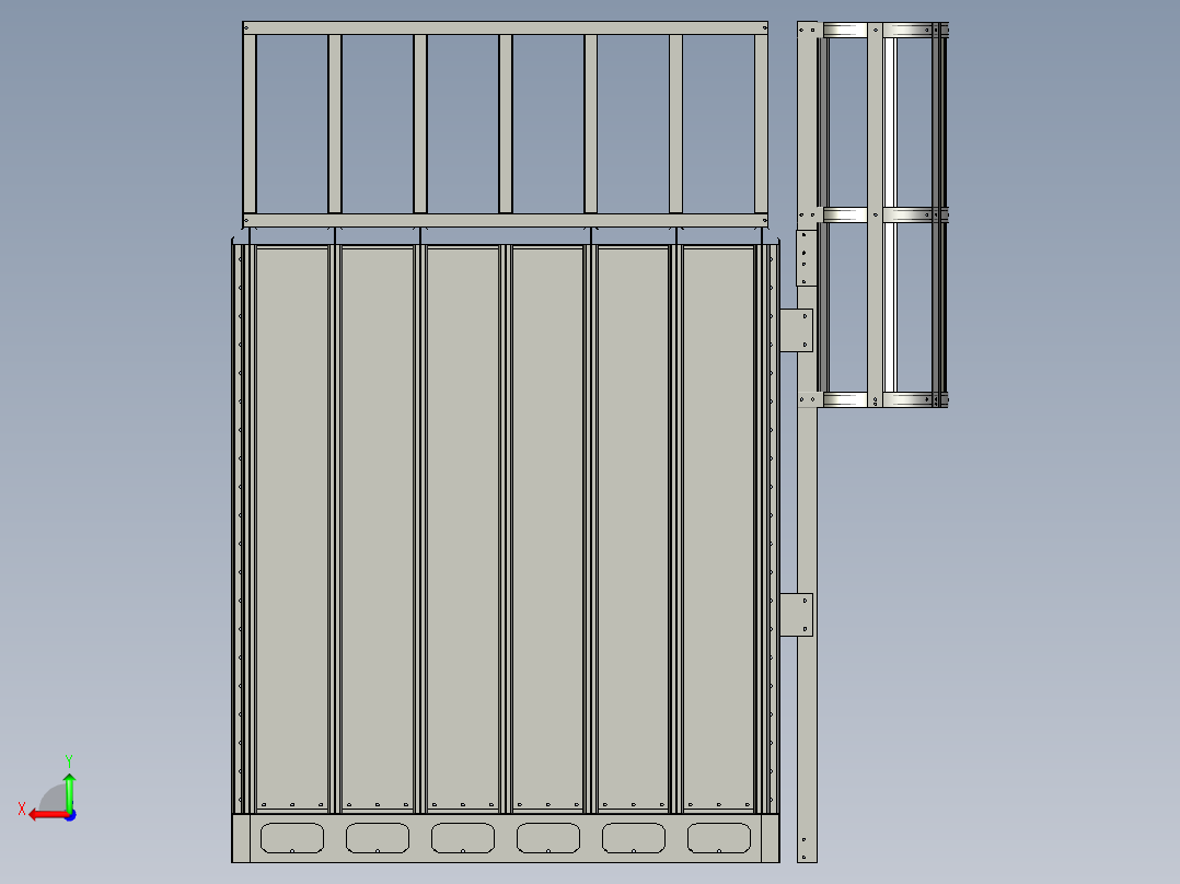 MGGB-料仓组件装配体后视图
