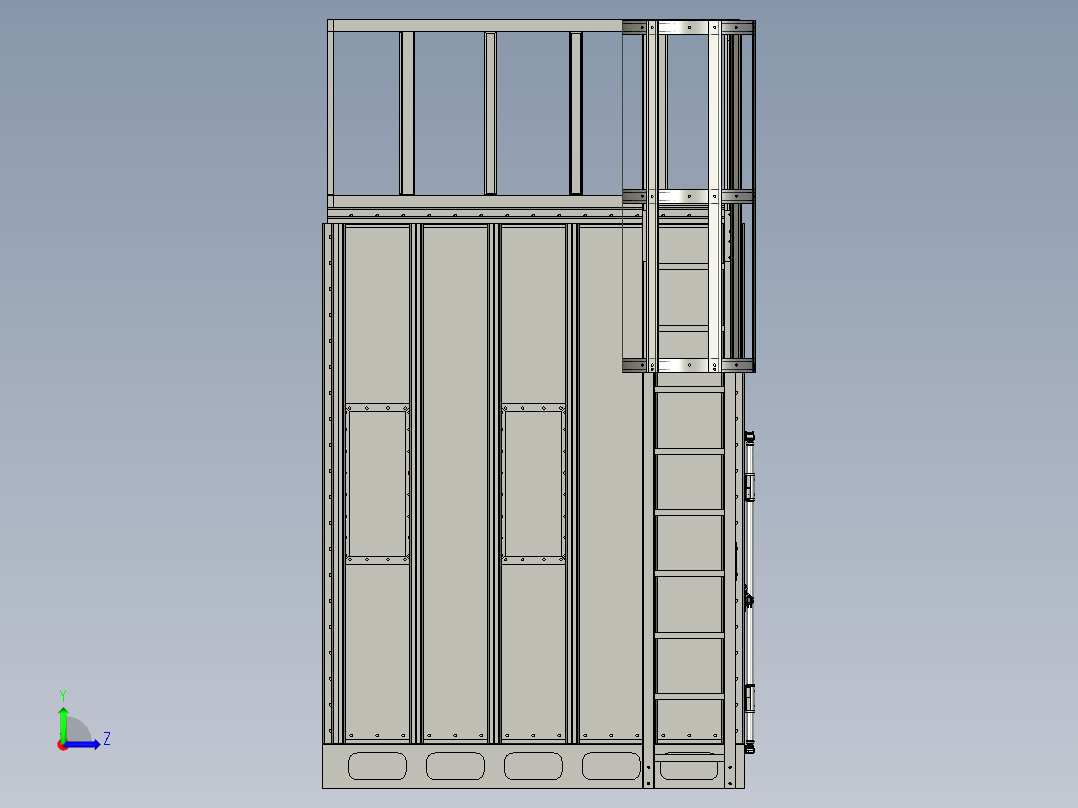 MGGB-料仓组件装配体左视图