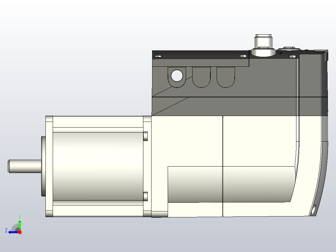 FESTO伺服马达8034239EMCA-EC-67-M-1TE-CO右视图