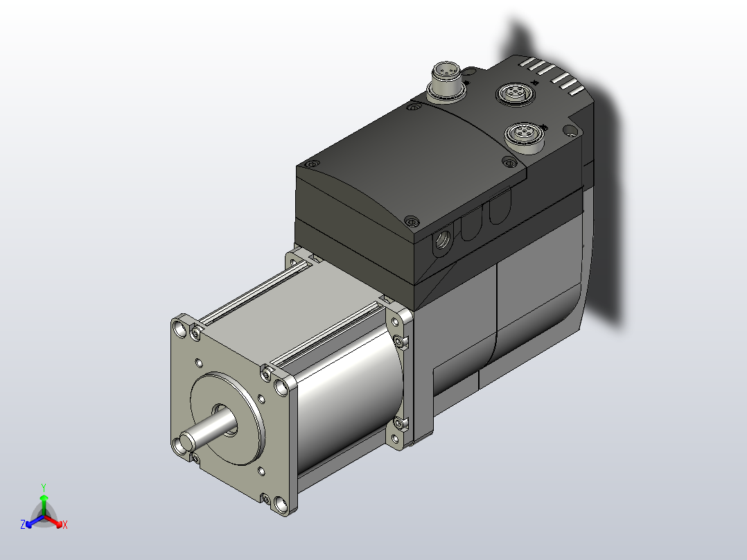 FESTO伺服马达8034239EMCA-EC-67-M-1TE-CO正等轴测图
