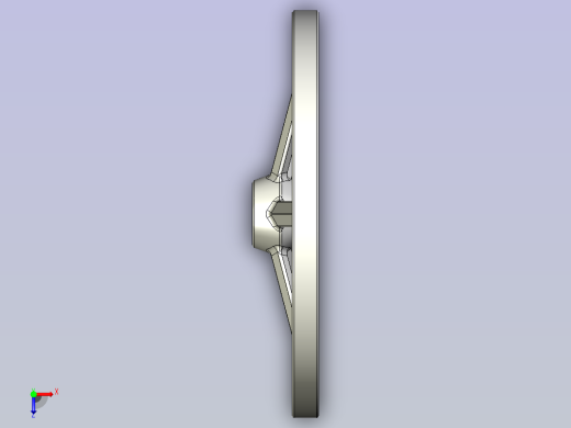 JB╱T 7273.4-1994[波纹手轮A型35×400]俯视缩略图