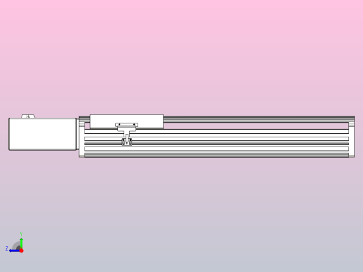 皮带直线轴半封闭可选导轨TPA-HNB-202D-140-L400-MR-Y-P75-N3右视缩略图