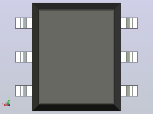 106x SOIC 封装（小外形集成电路）SOIC254P915X500-6N后视缩略图