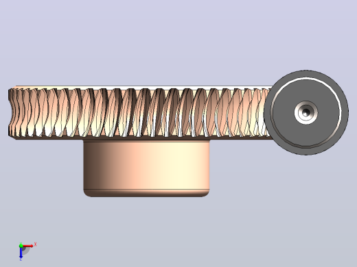 6_solidworks蜗轮蜗杆2俯视缩略图